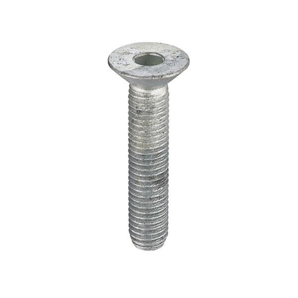 M12  x 130  Socket Countersunk Din 7991  Galvanised (Box of 1)