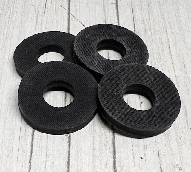 10.0mm x 25mm x 3mm Rubber Washer