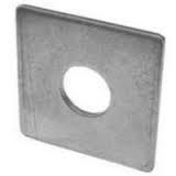 M20 Flat x 75mm  x 10mm Thick Square Washer Galvanised