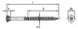 5.0 x 60 Ornamental Head Wood Screws Cut Point (TX25 Drive) A4 Marine Grade Stainless Steel Box of 200