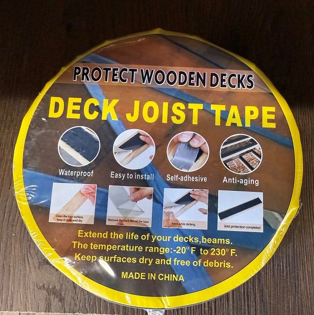 Decking Joist Protection Tape 15 Metres x 82mm x 0.7mm