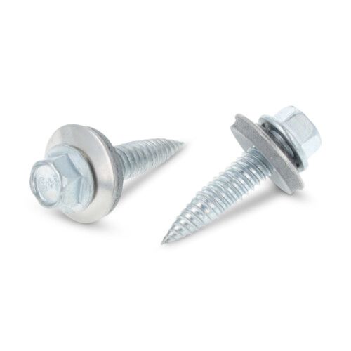 6.0mm x 38mm Hex Washer c/w EPDM Washer Self Drill Screw Art 9505  A2 st.st  Box of 100