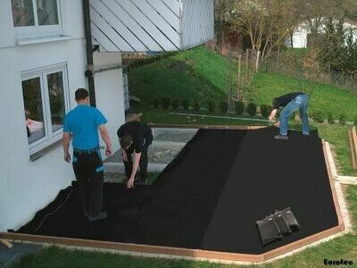 Black Weed Control Fabric 1.6m x 10 metres