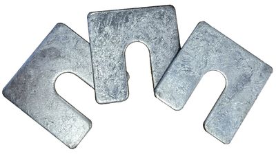 Horseshoe Packer Steel Hot Dip Galvanised  3mm Thick (To Fit M12)
