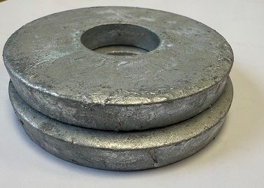 M24 Flat x 75mm OD x 10.0mm Thick Washer Hot Dipped Galvanised