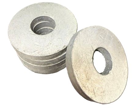 M24 Large 75mm OD washers 10mm thick Hot Dip Galvanised Steel