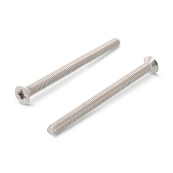 M5 x 100 Csk Pozi Din 965 A4 316 Marine Grade Stainless Steel