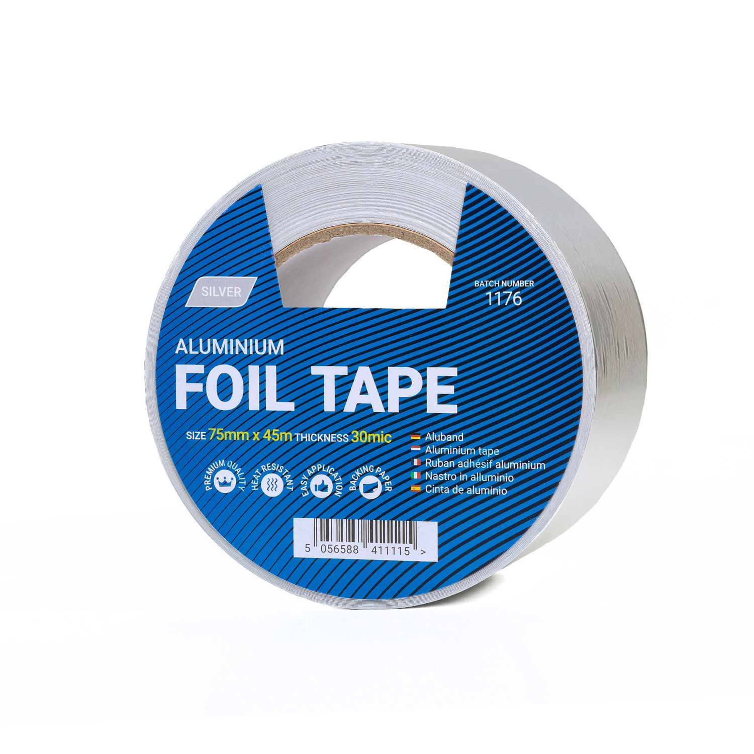 75mm x 45metre Aluminium Foil Tape