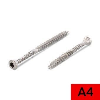 4.0 x 40mm Cladding Screws A4 stainless steel for cedar and oak.
