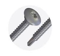 4.8 x 20mm Low Profile Head A2 Stainless Steel Stitching Screws (External Coated)   (Box of 100)