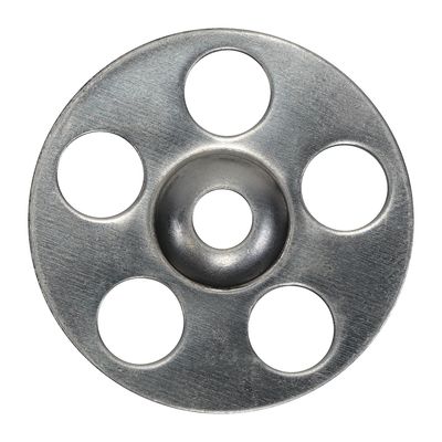 Washer for insulation in stainless steel