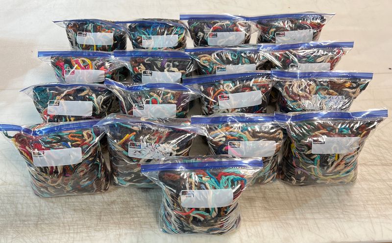 Mohair Scrap Bags