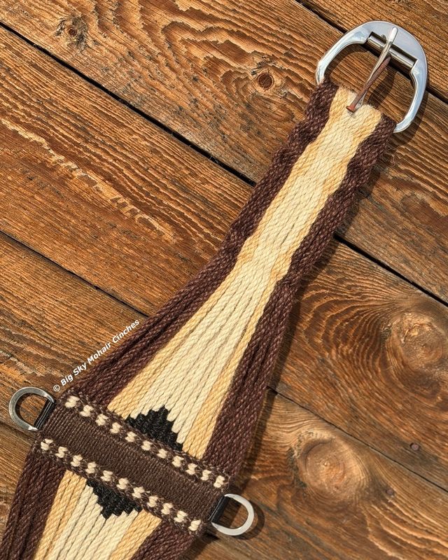 Cinch Droit Vaquero En Mohair - Bourgogne/naturel/vert Forêt - Taille 34 - Fabriqué Au Mexique
