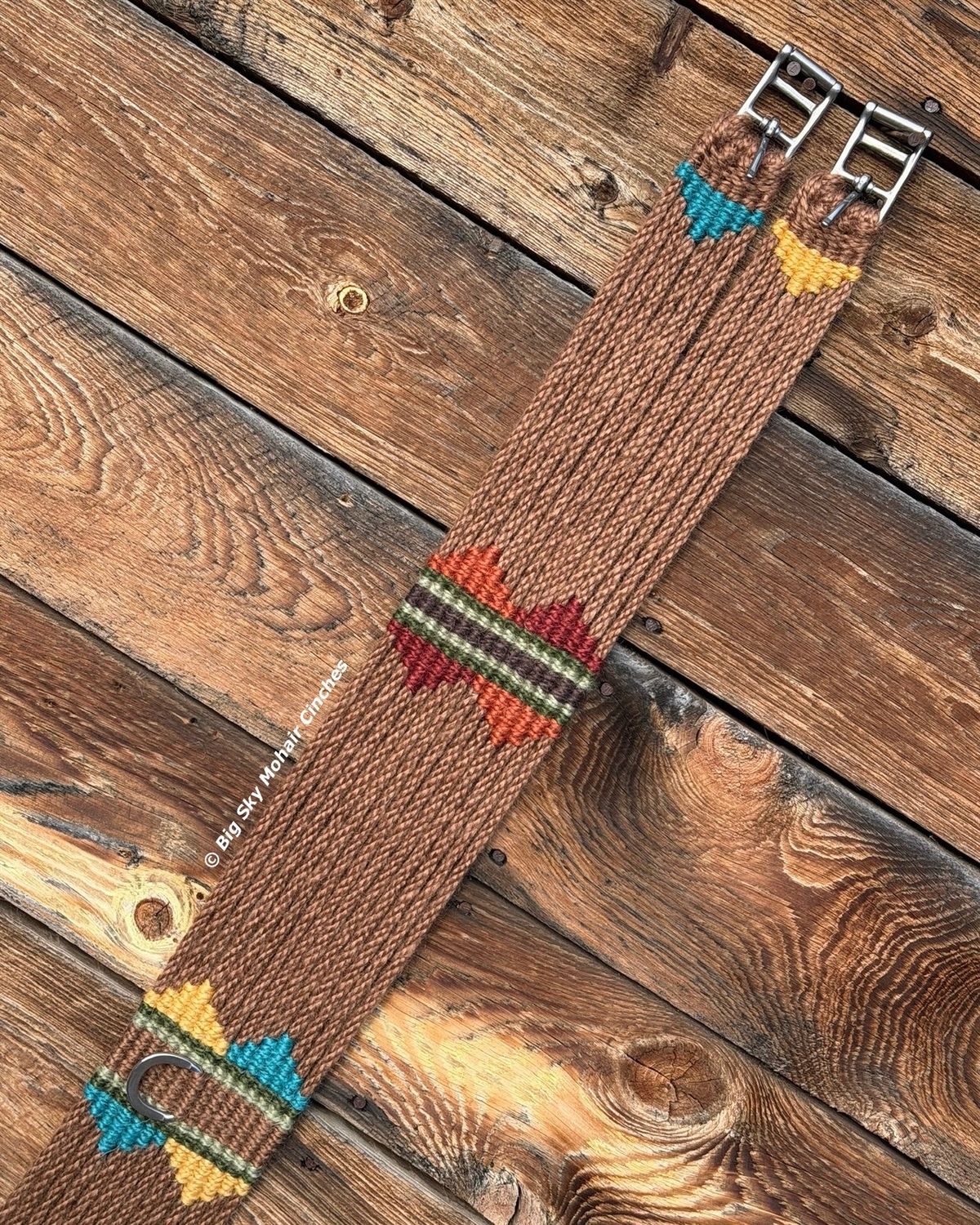 14 Strand Straight English Girth, 50" *Used Once- Read Description*