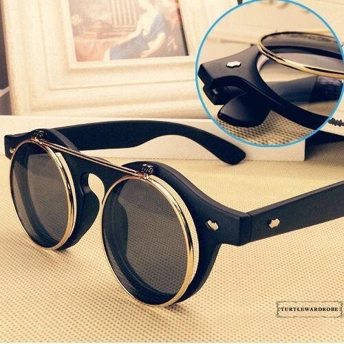 SIGMA EXCLUSIVE &quot;SET OF 2&quot; - EYEWEAR NEW ERA - RETRO FLIP-UP 2022 - ROUND-FRAME 
