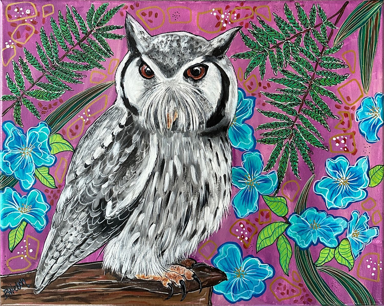 16x20 Oscar The Owl 16x20 Oscar The Owl