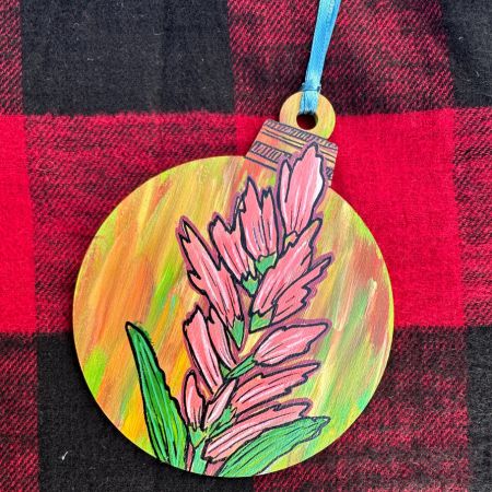 Paintbrush Circle Ornament