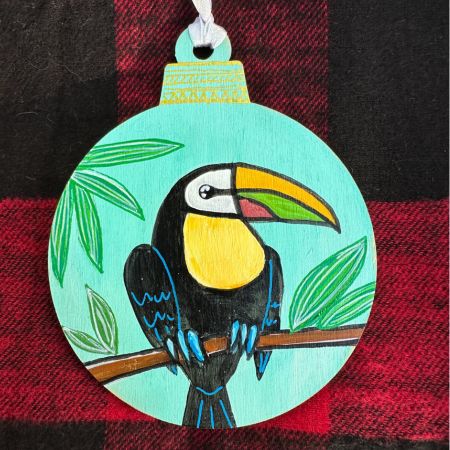 Toucan Circle Ornament