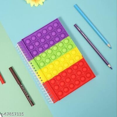 Pop it journals | colourful stress relieve diaries