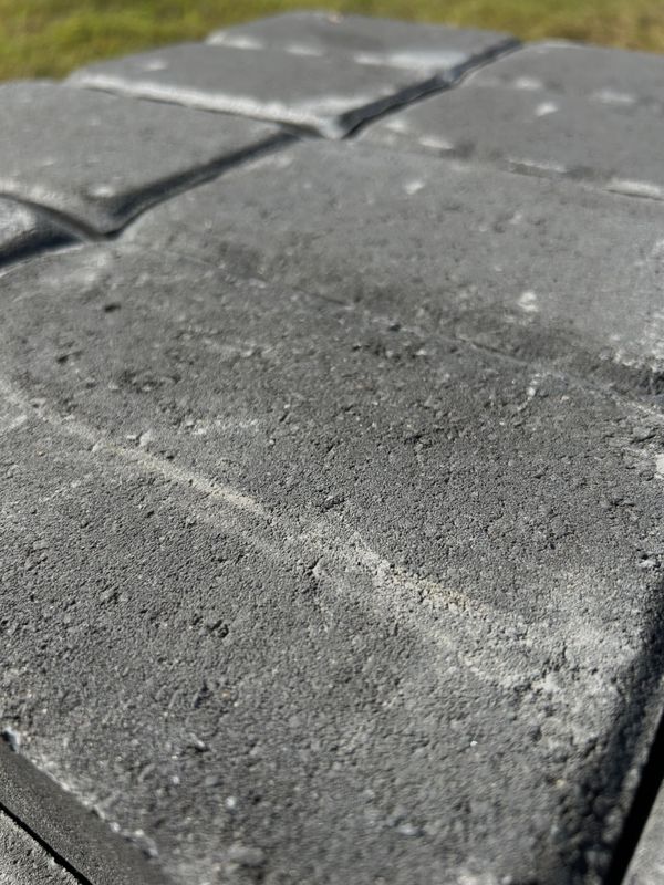 9&quot; x 6&quot; Colonial Cobble in Raven Paver