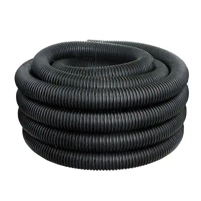4&quot; x 100&#39; Single Wall Solid Pipe