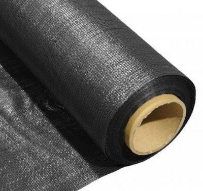 12' Black Woven Stabilization Fabric