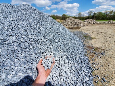 3/4" Gray/Blue #57 Stone