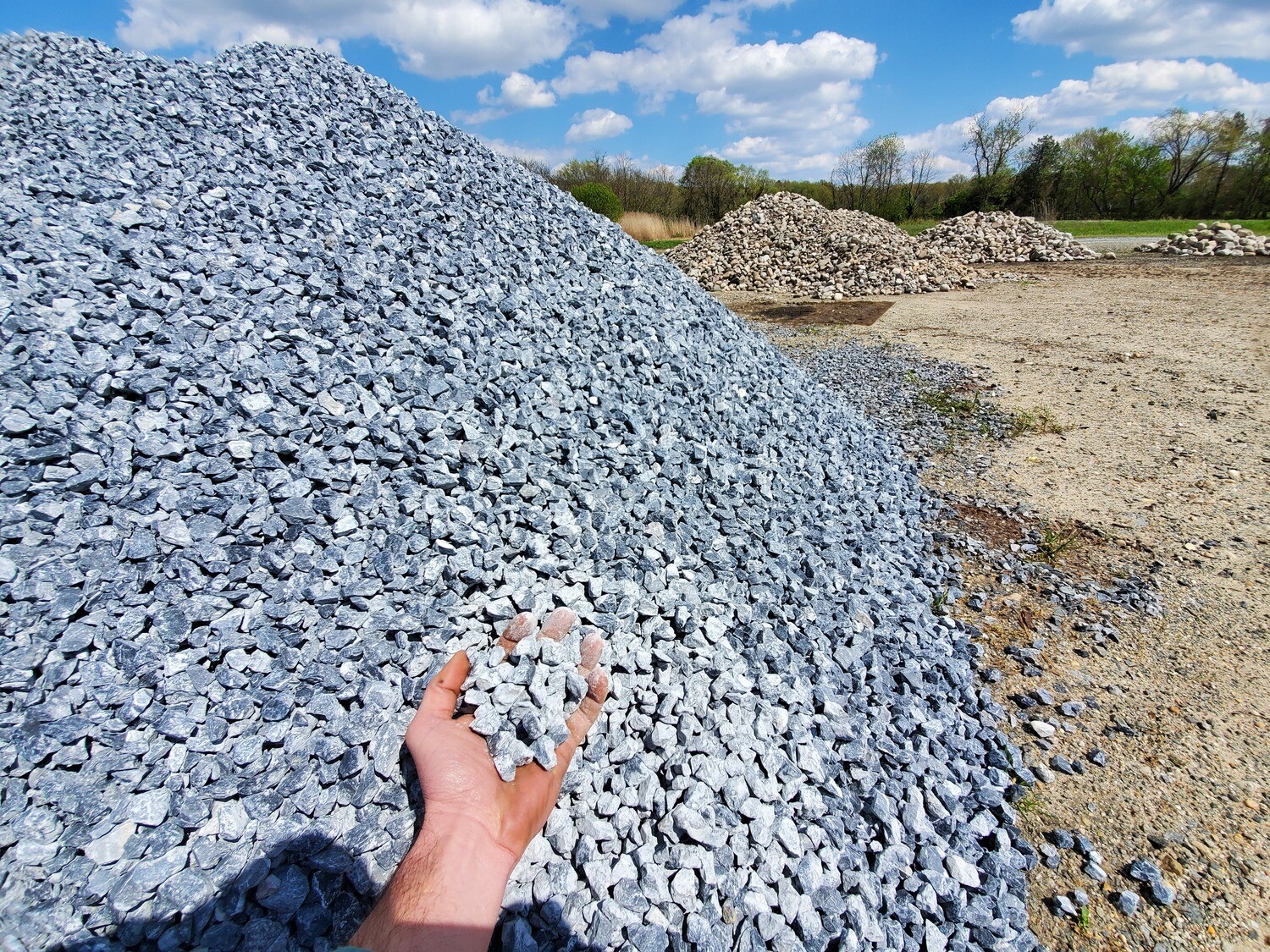 3/4" Gray/Blue #57 Stone