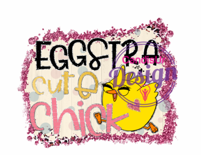 Eggstra Cute Chick Transfer