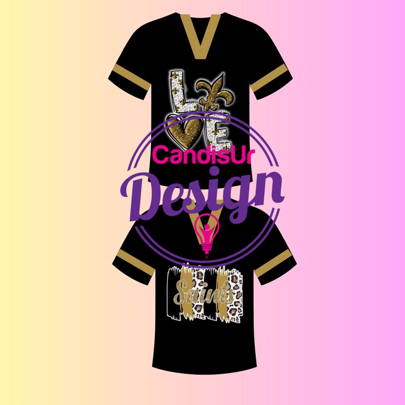 Saints, LSU, SU Sublimation Earrings