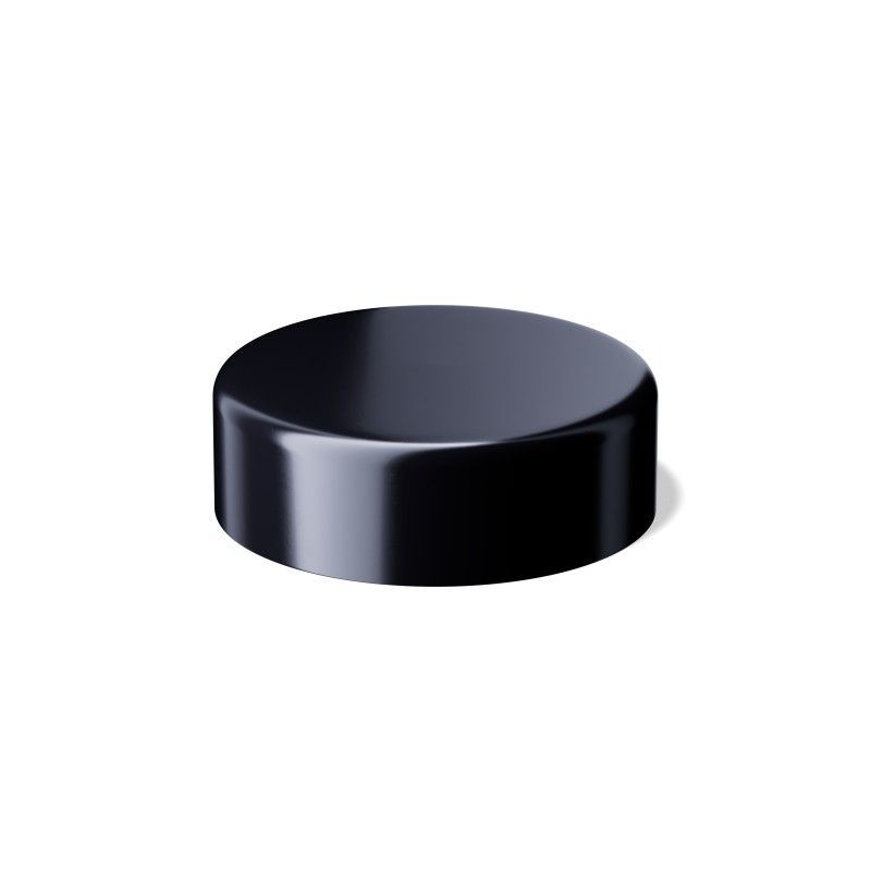 Deckel Modern für Kosmetikdose Ceres 100 ml, Urea, Schwarz