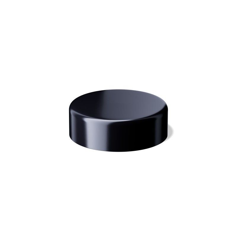 Deckel Modern für Kosmetikdose Ceres  30 ml, Urea, Schwarz