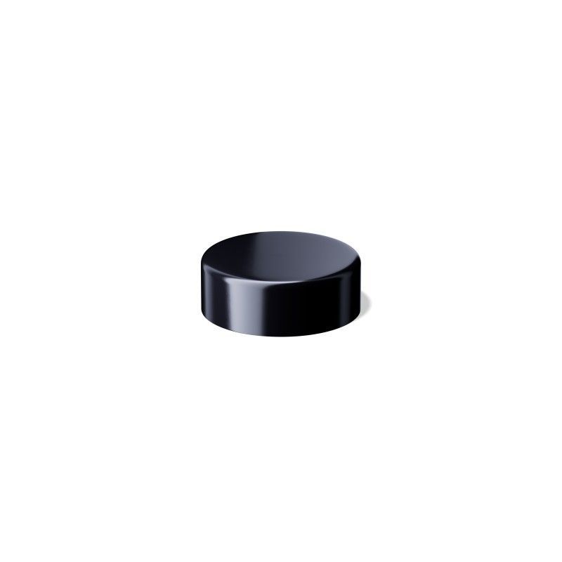 Deckel Modern für Kosmetikdose Ceres   5 ml, Urea, Schwarz