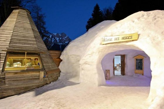 Fondue Iglu für 2 Personen in Leysin (VD)