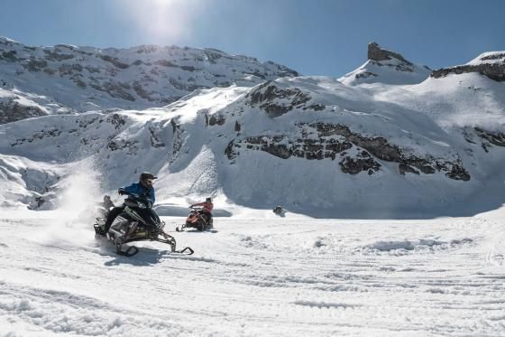 Snowmobile in Engelberg Schneetöff, MoonBike &amp; Bobsla fahren für1 Person