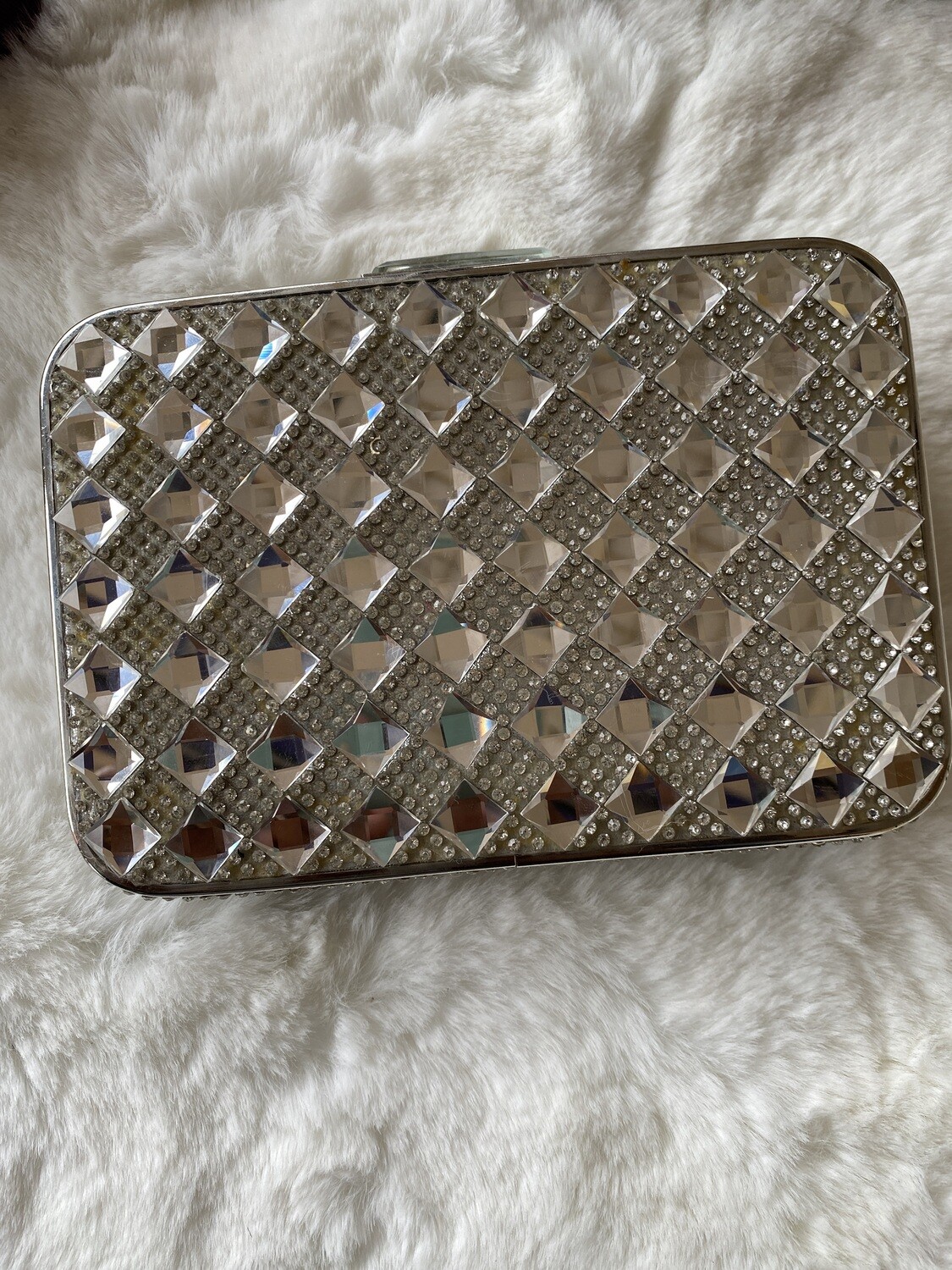 Clear Diamond Clutch