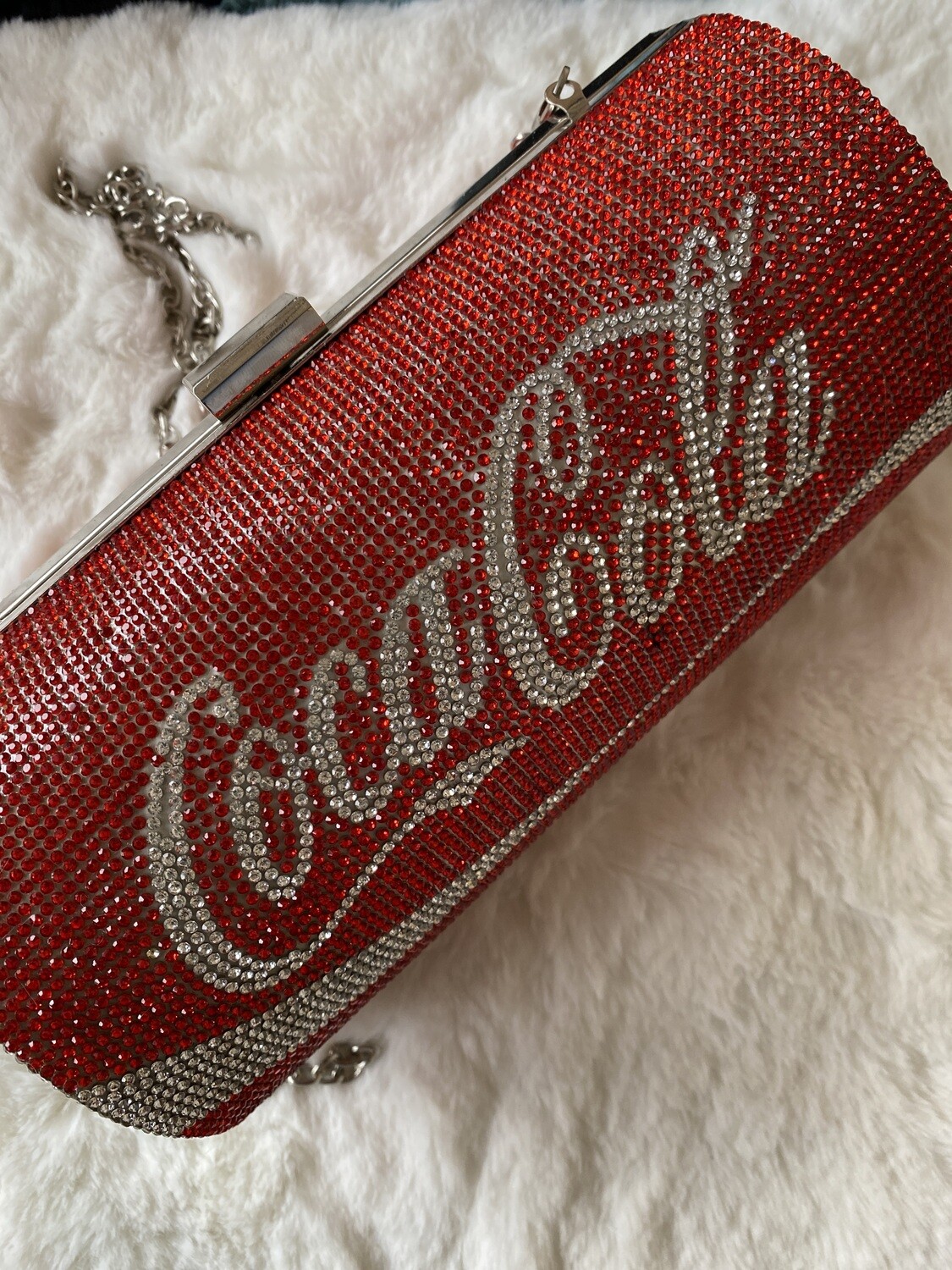 Diamond coke purse