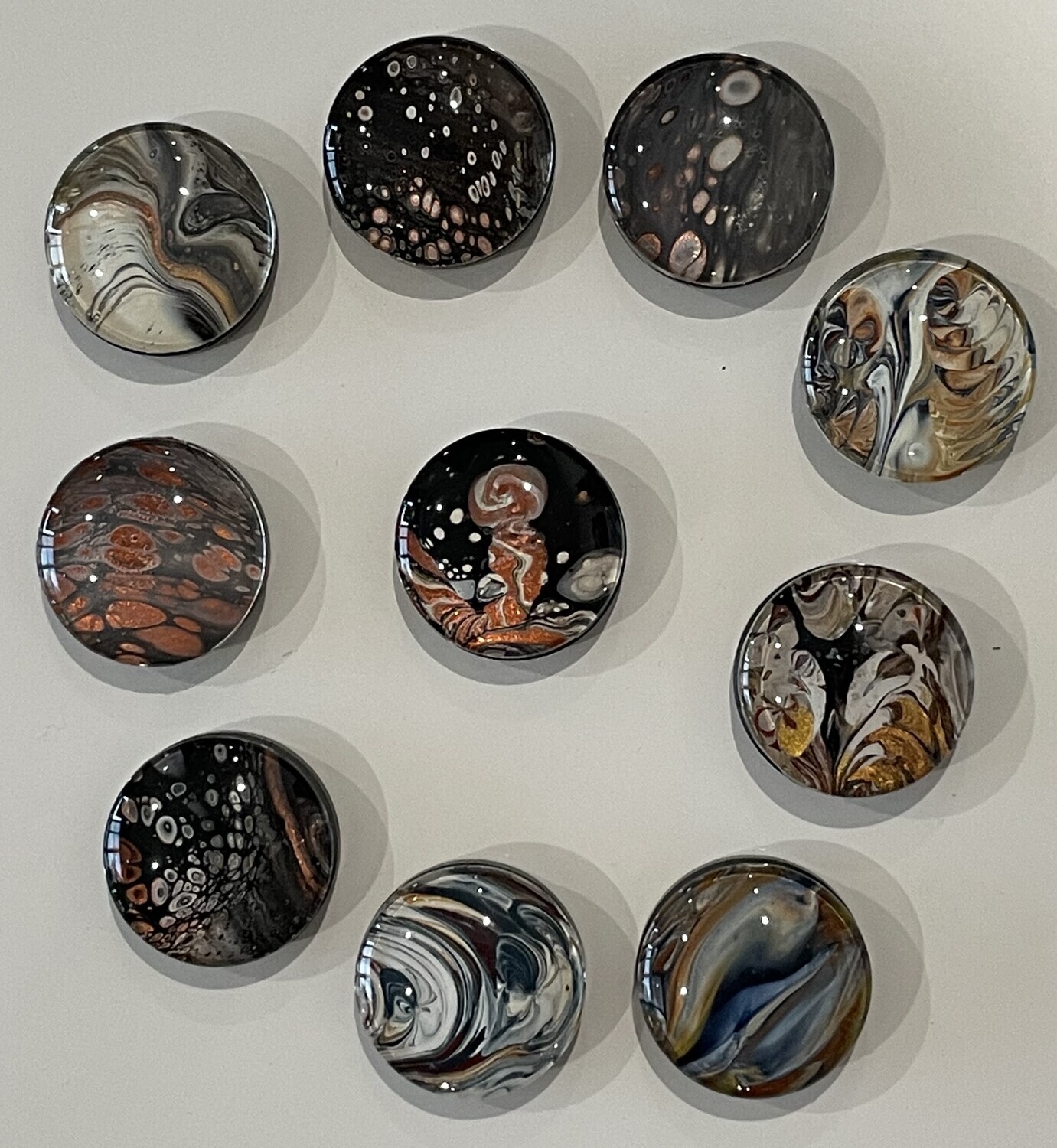 Handmade Unique Magnets X 10 (Set 10)