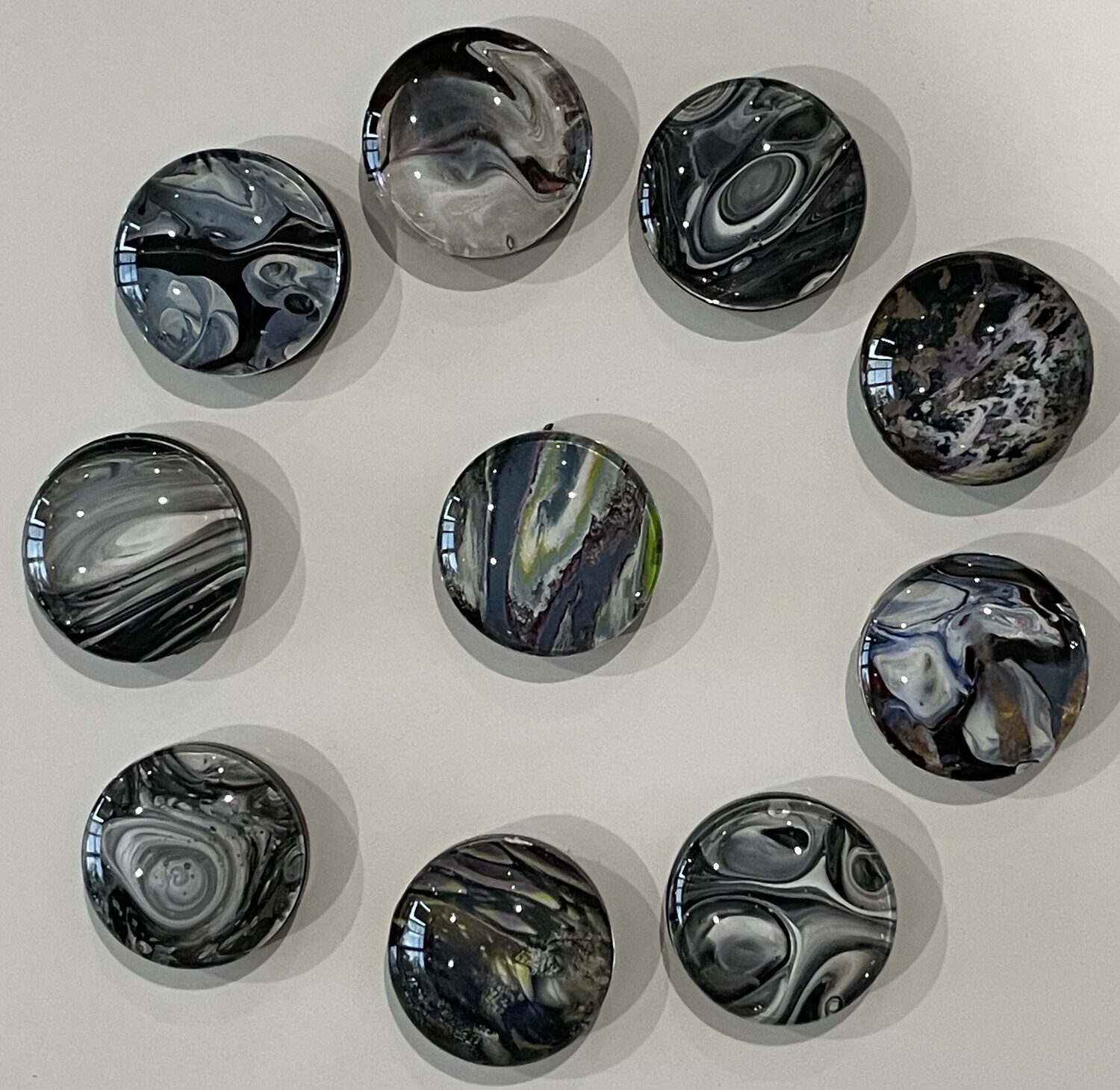 Handmade Unique Magnets X 10 (Set 9)