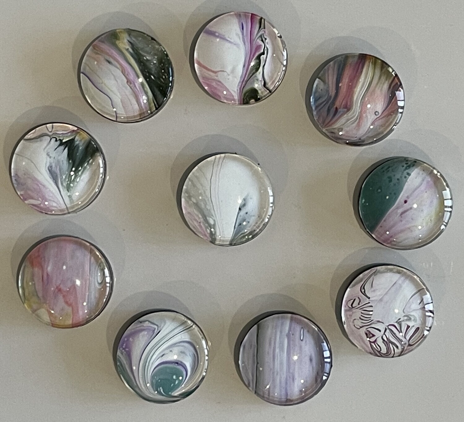 Handmade Unique Magnets X 10 (Set 11)