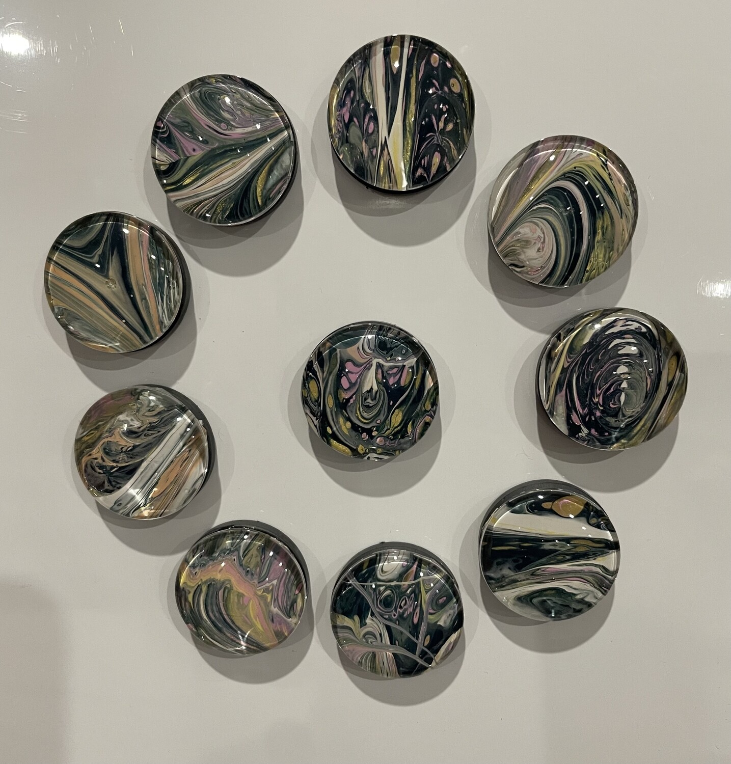 Handmade Unique Magnets X 10 (Set 8)