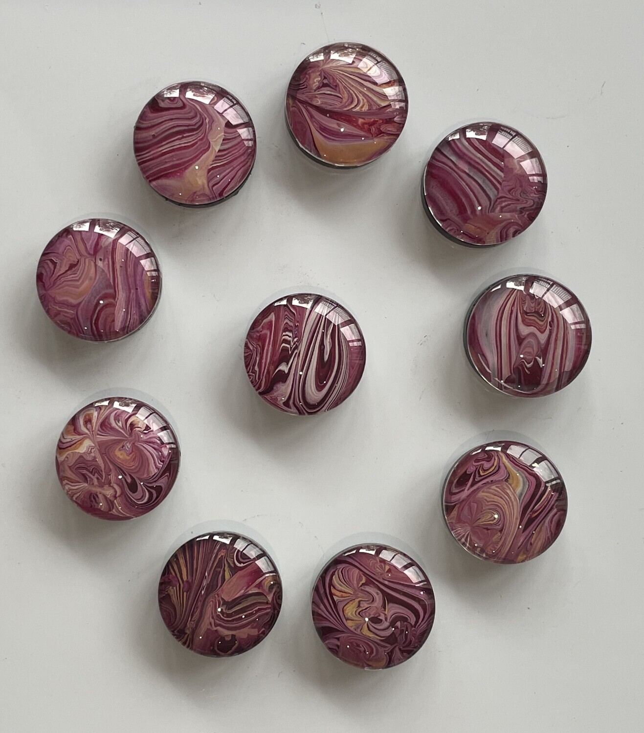 Handmade Unique Magnets X 10 (Set 27)