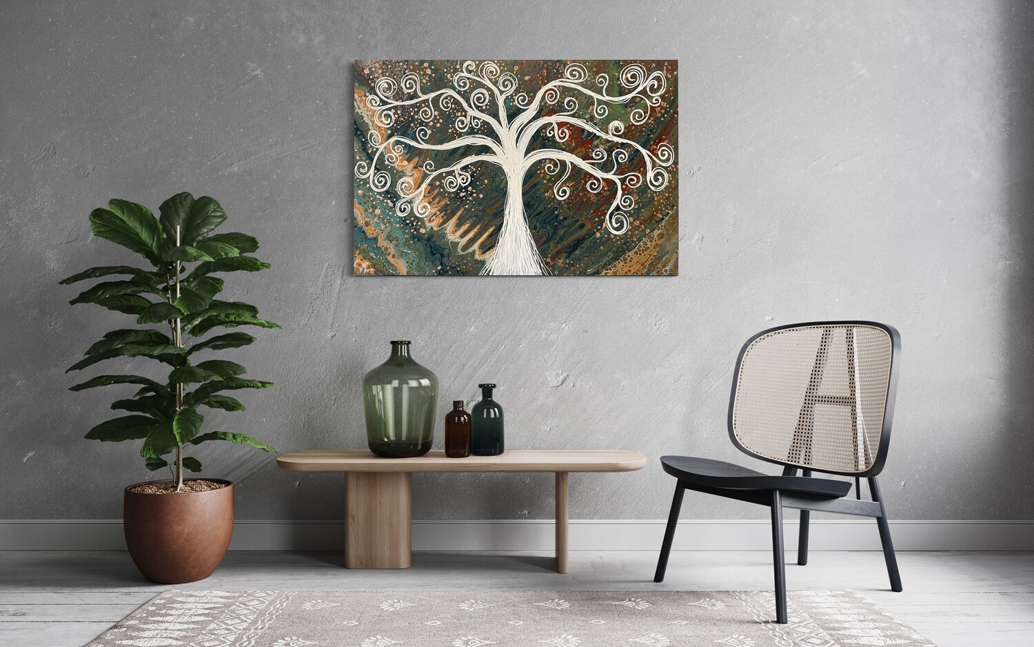 Tree of Life Copper Leaf