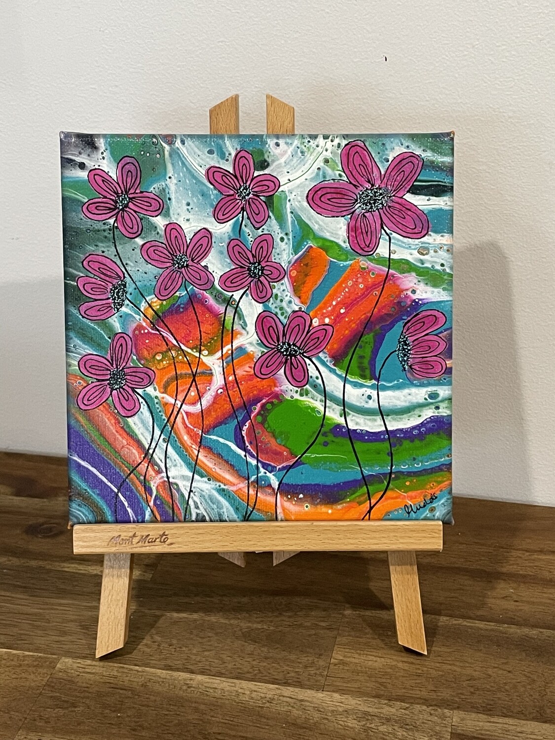 Bright Flowers + Display Easel