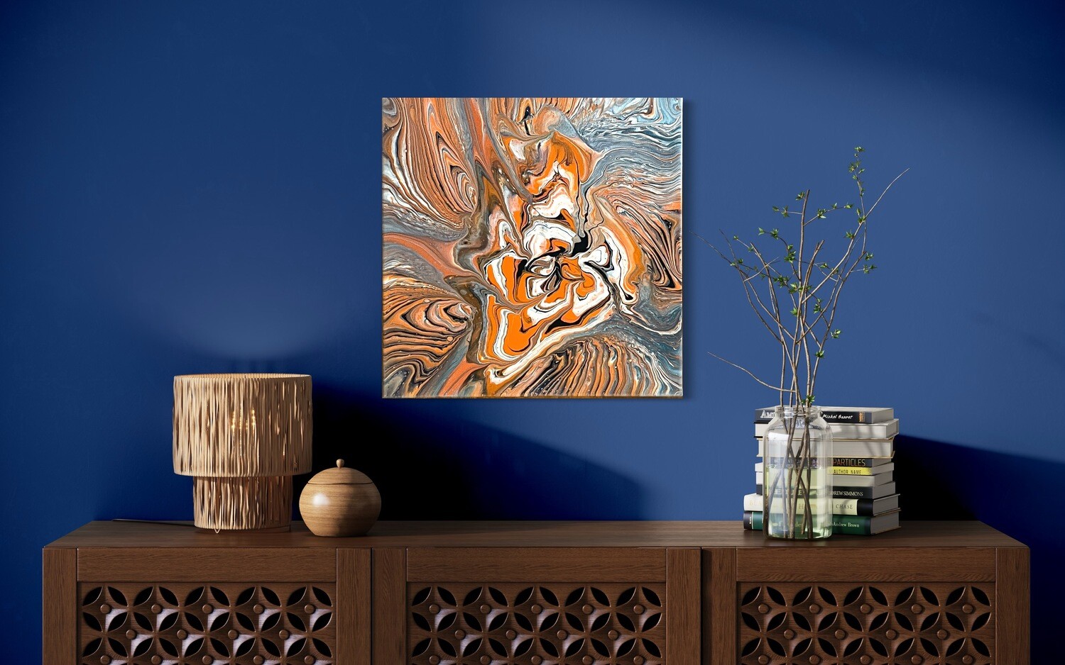 Orange/Blue/White BB