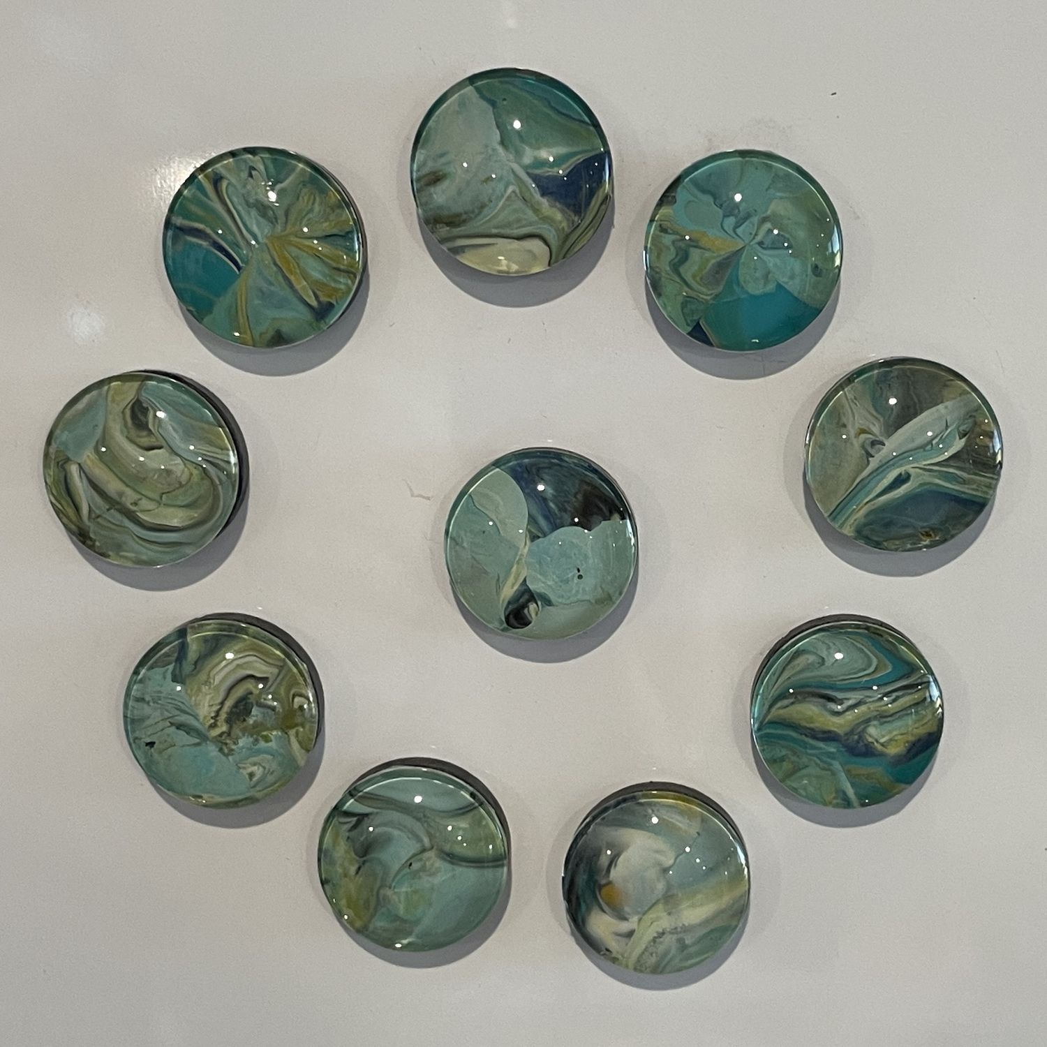 Handmade Unique Magnets X 10 (Set 31)