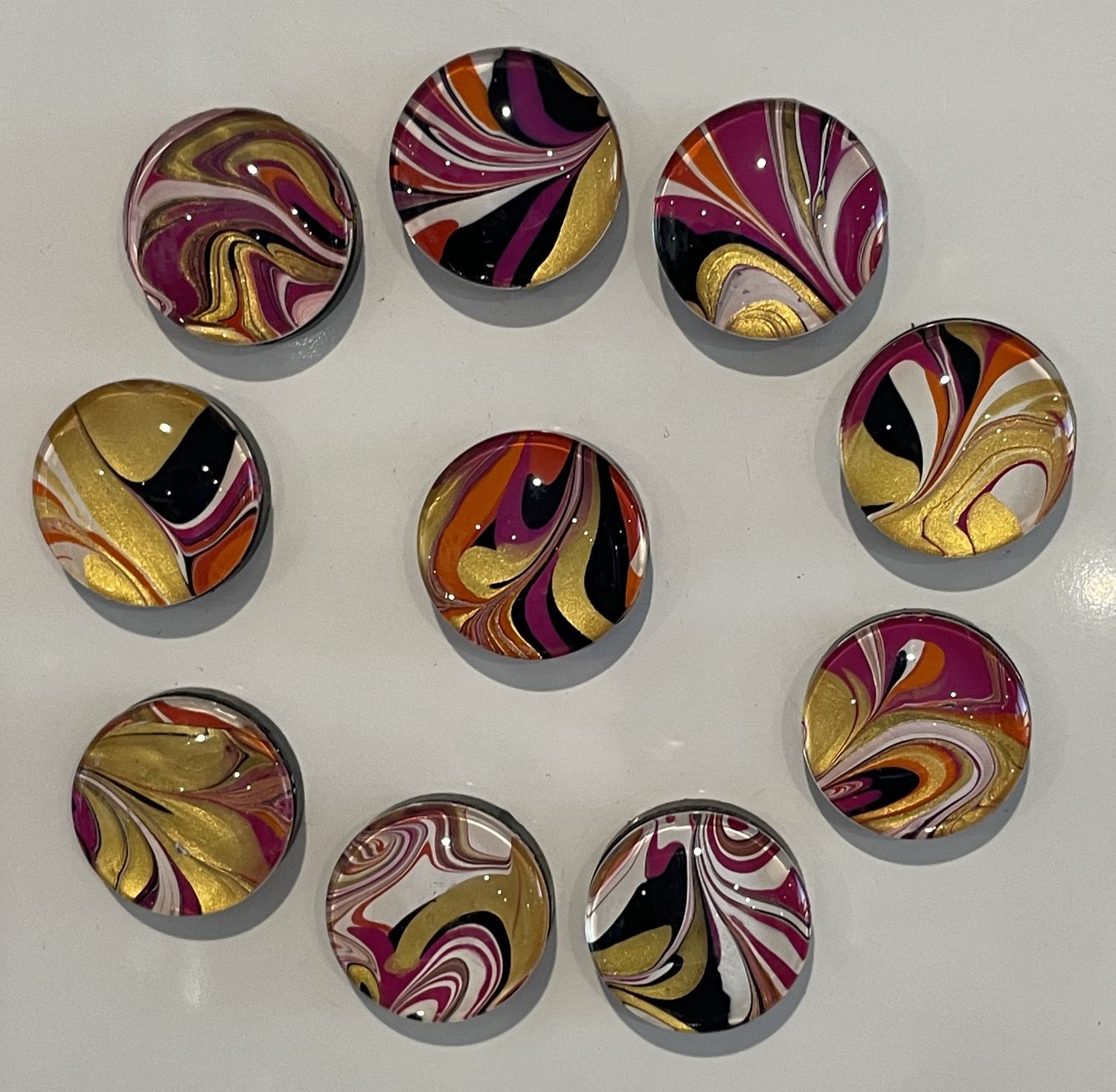 Handmade Unique Magnets X 10 (Set 30)