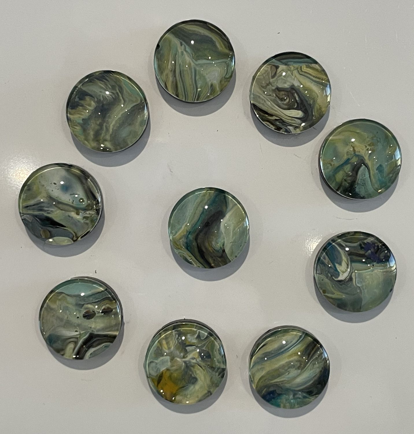 Handmade Unique Magnets X 10 (Set 32)