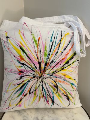 Hand Painted Tote Bag 4