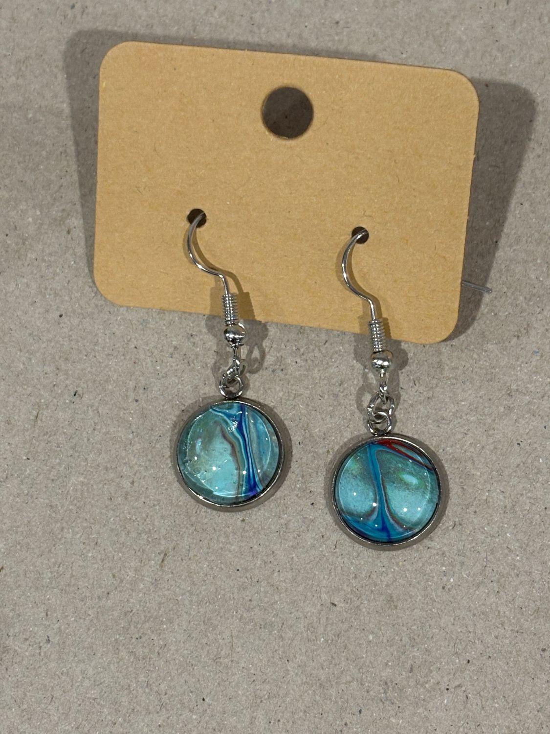 Earrings - Small Round Paint Skin
